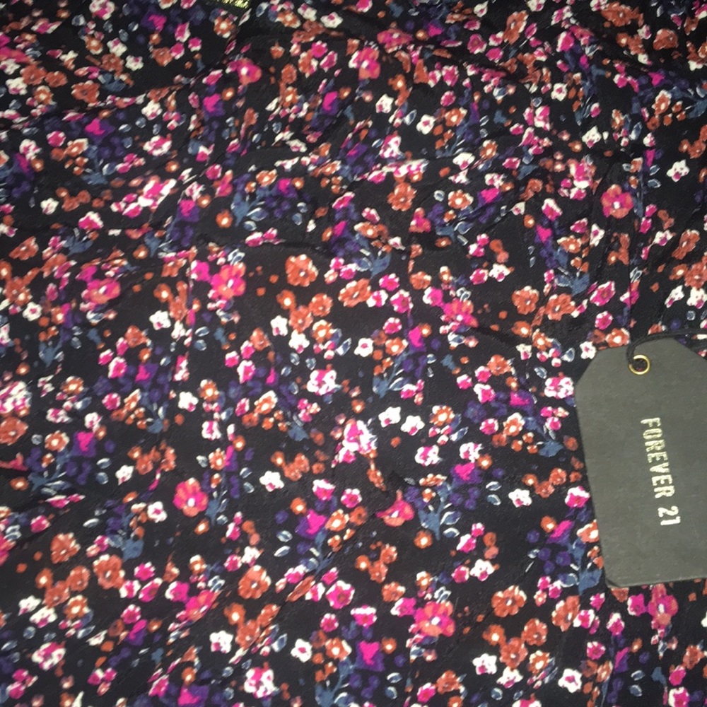 floral print forever 21 shirt